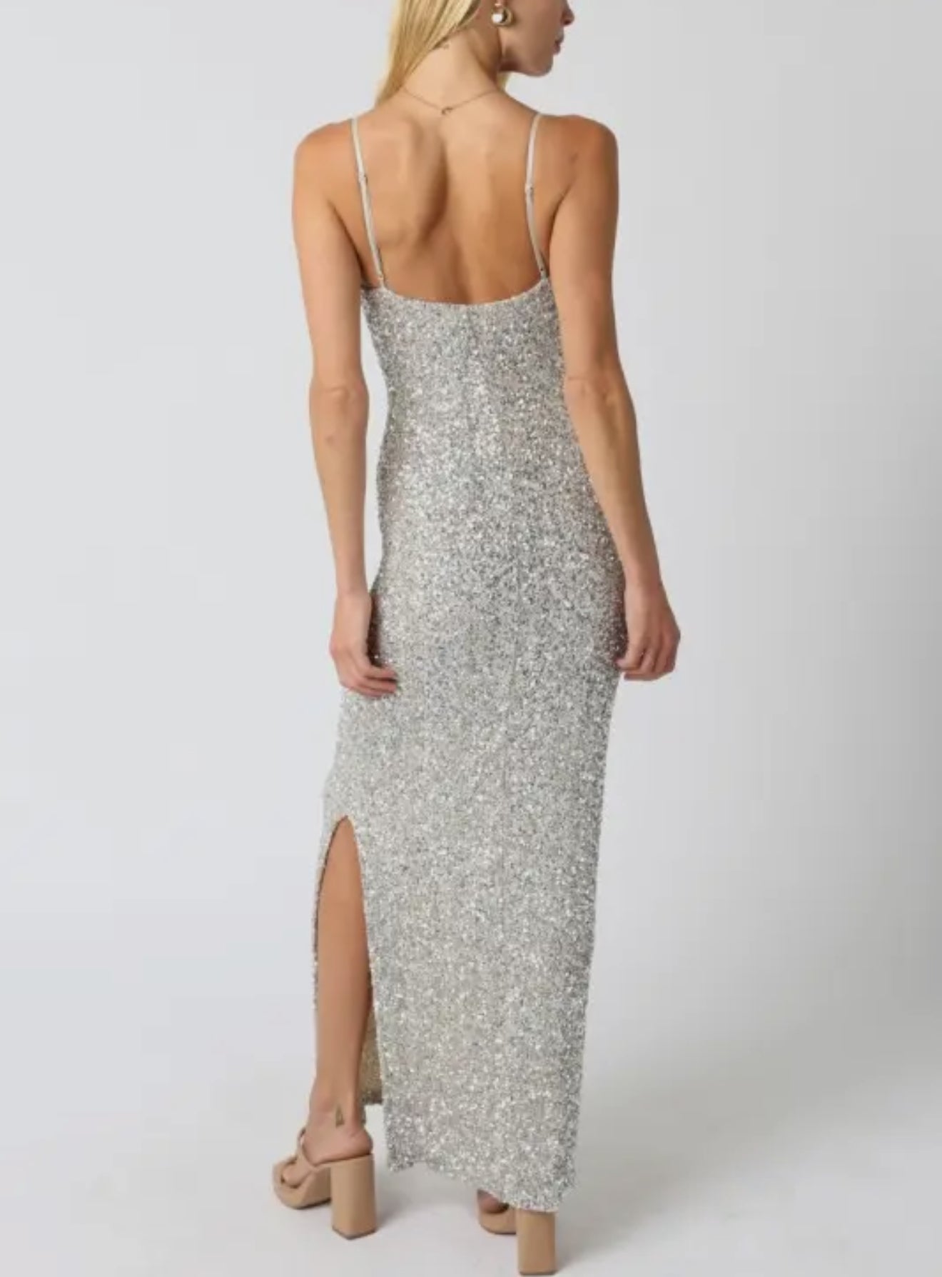 Fiona Sequin Maxi Dress