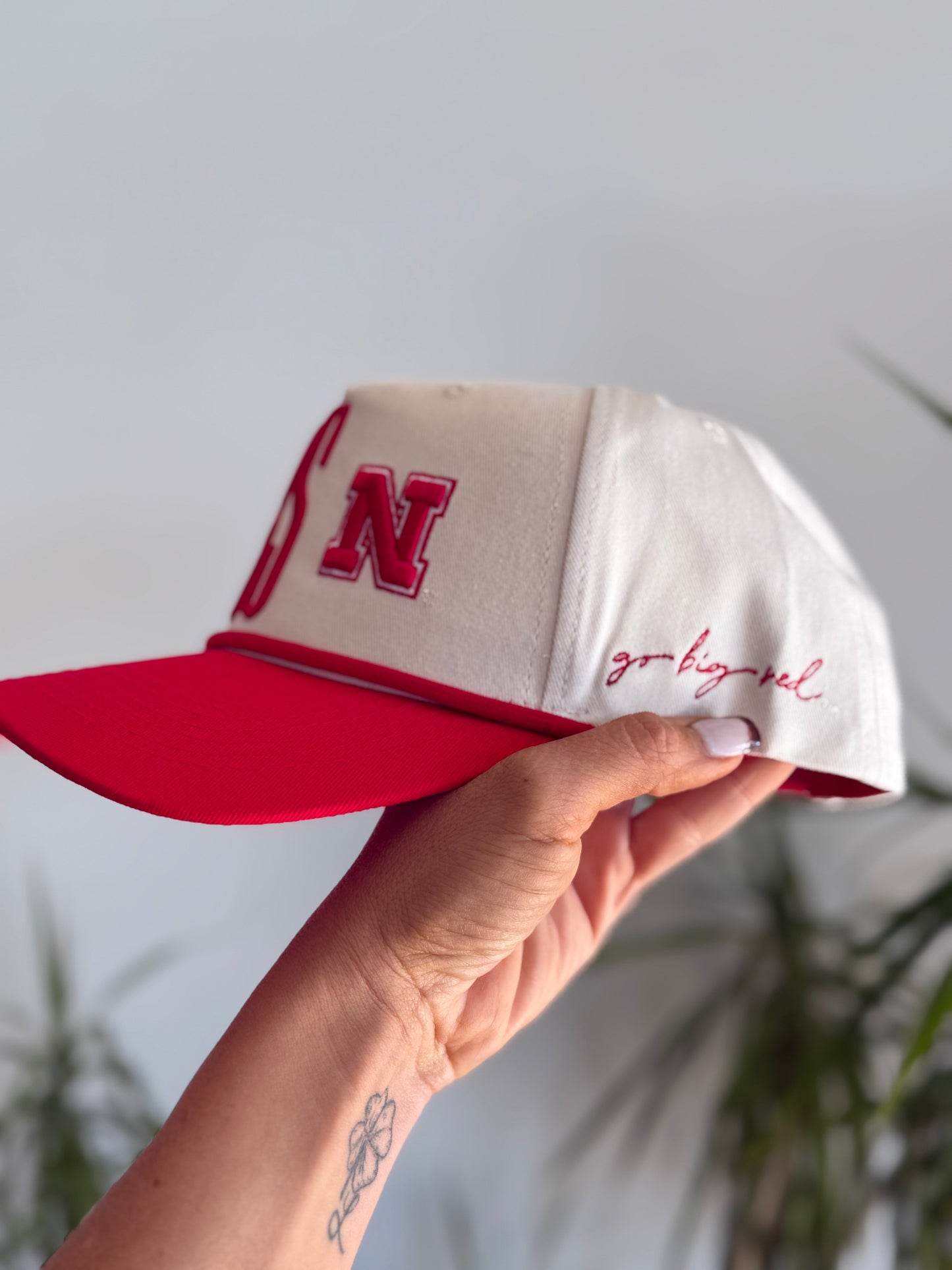 Nebraska Split Design Trucker Hat