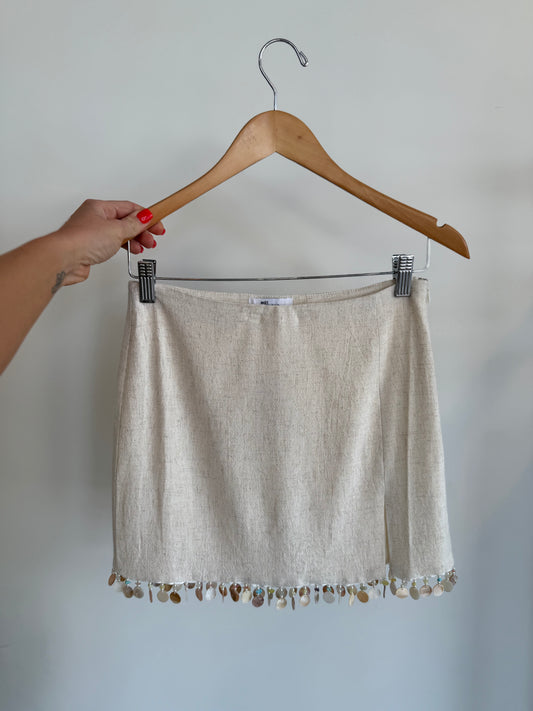 Capri Embellished Mini Skirt