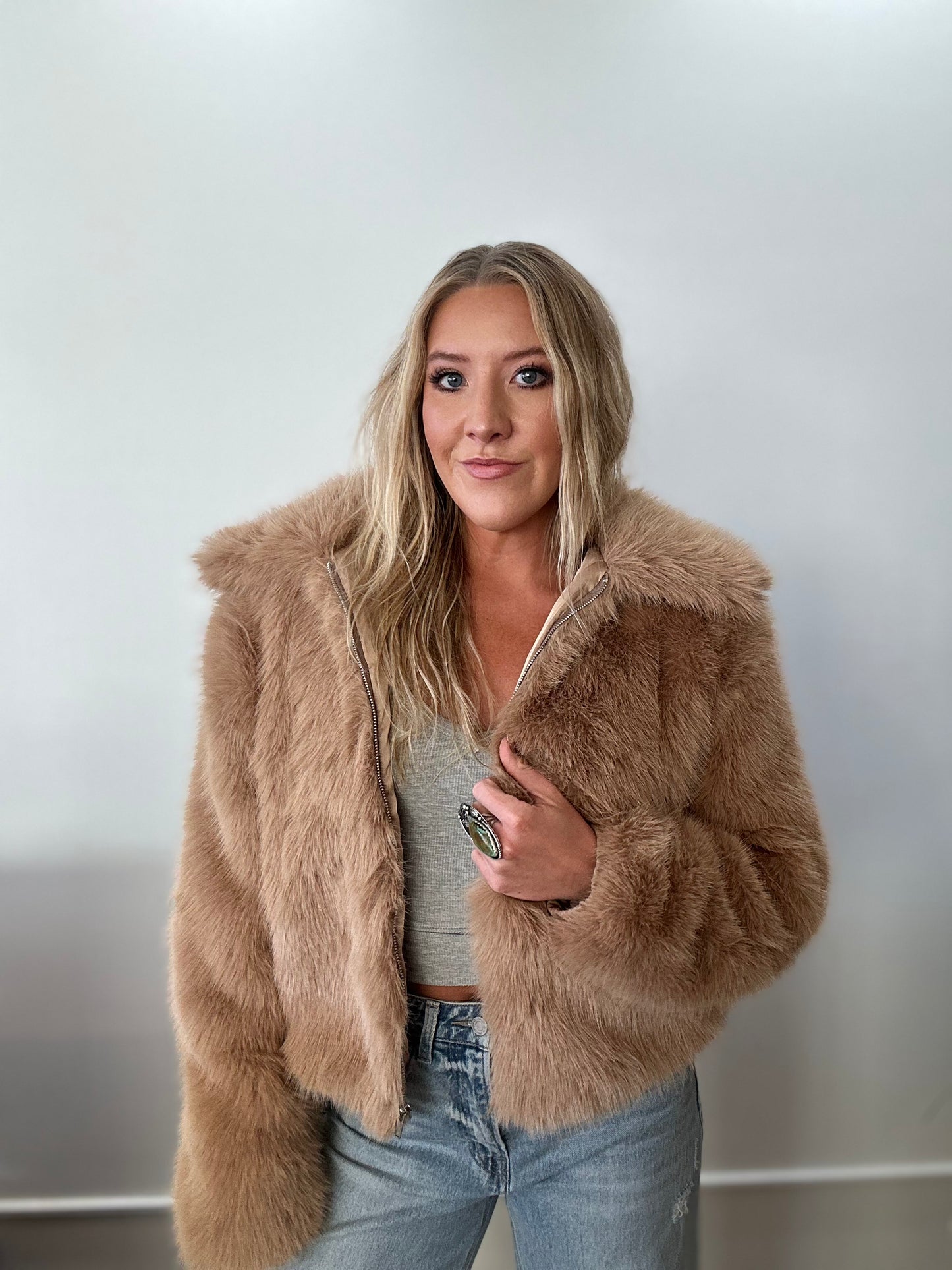 Goldie Faux Fur Jacket