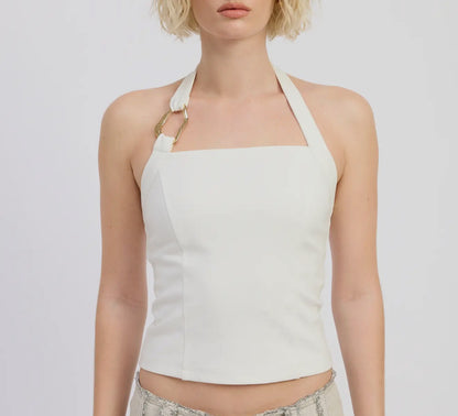 Chain Link Halter Top