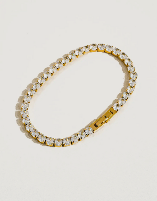 René Non-Tarnish Rhinestone Dressy Bracelet