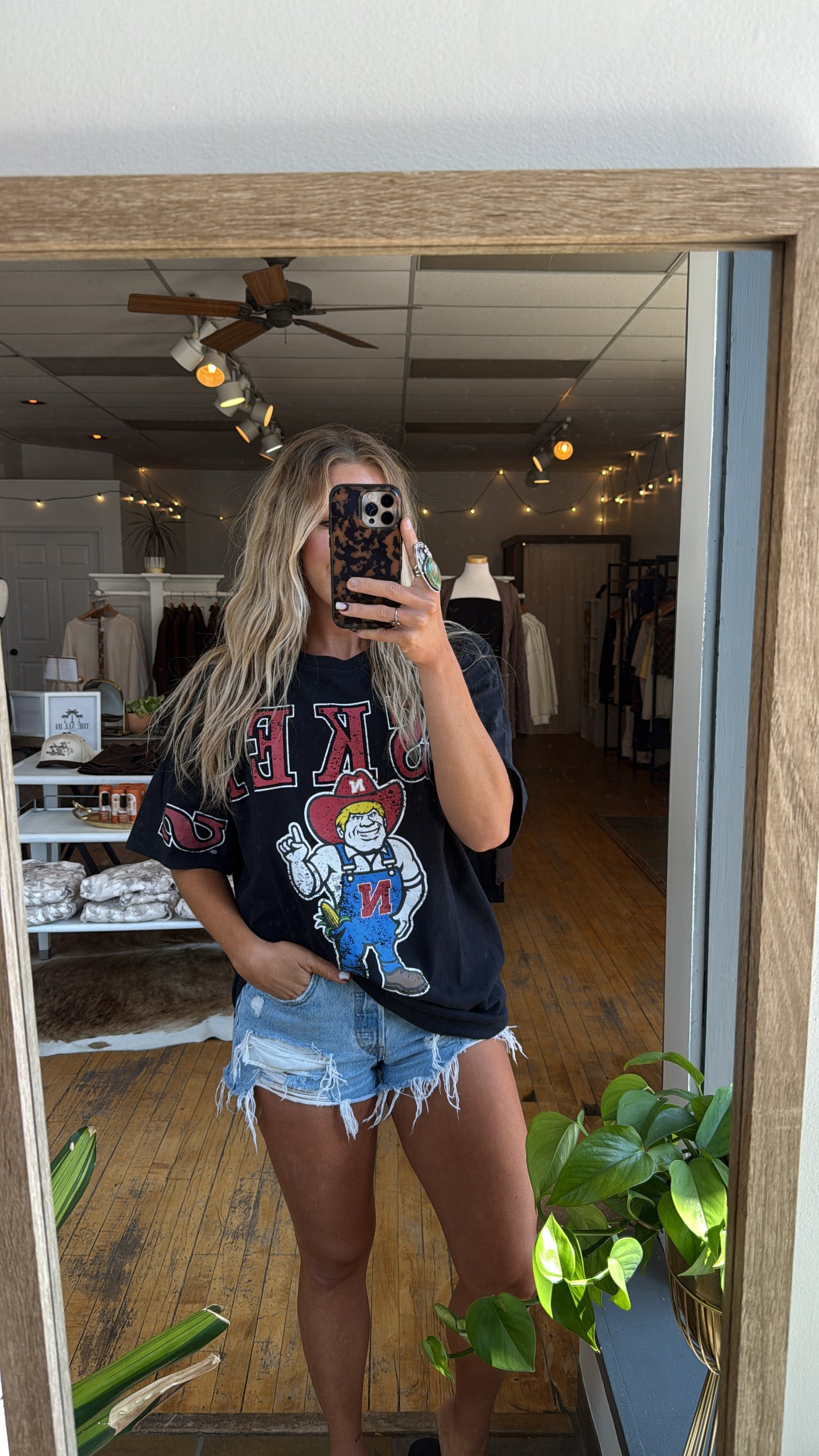 Nebraska Oversized Graphic Tee