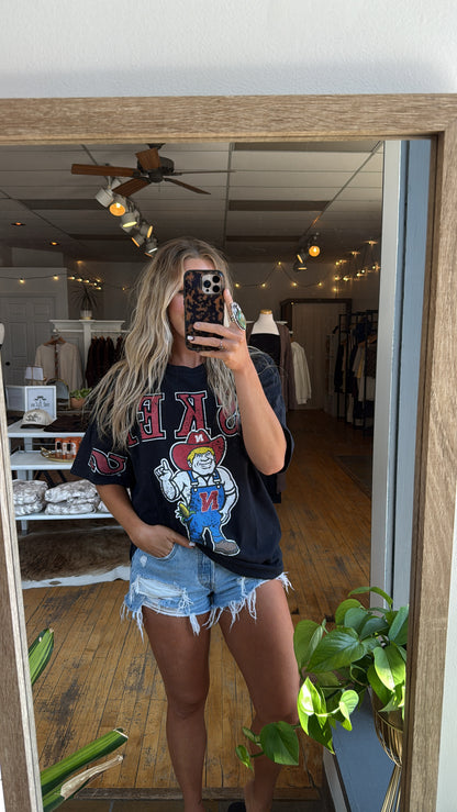 Nebraska Oversized Graphic Tee