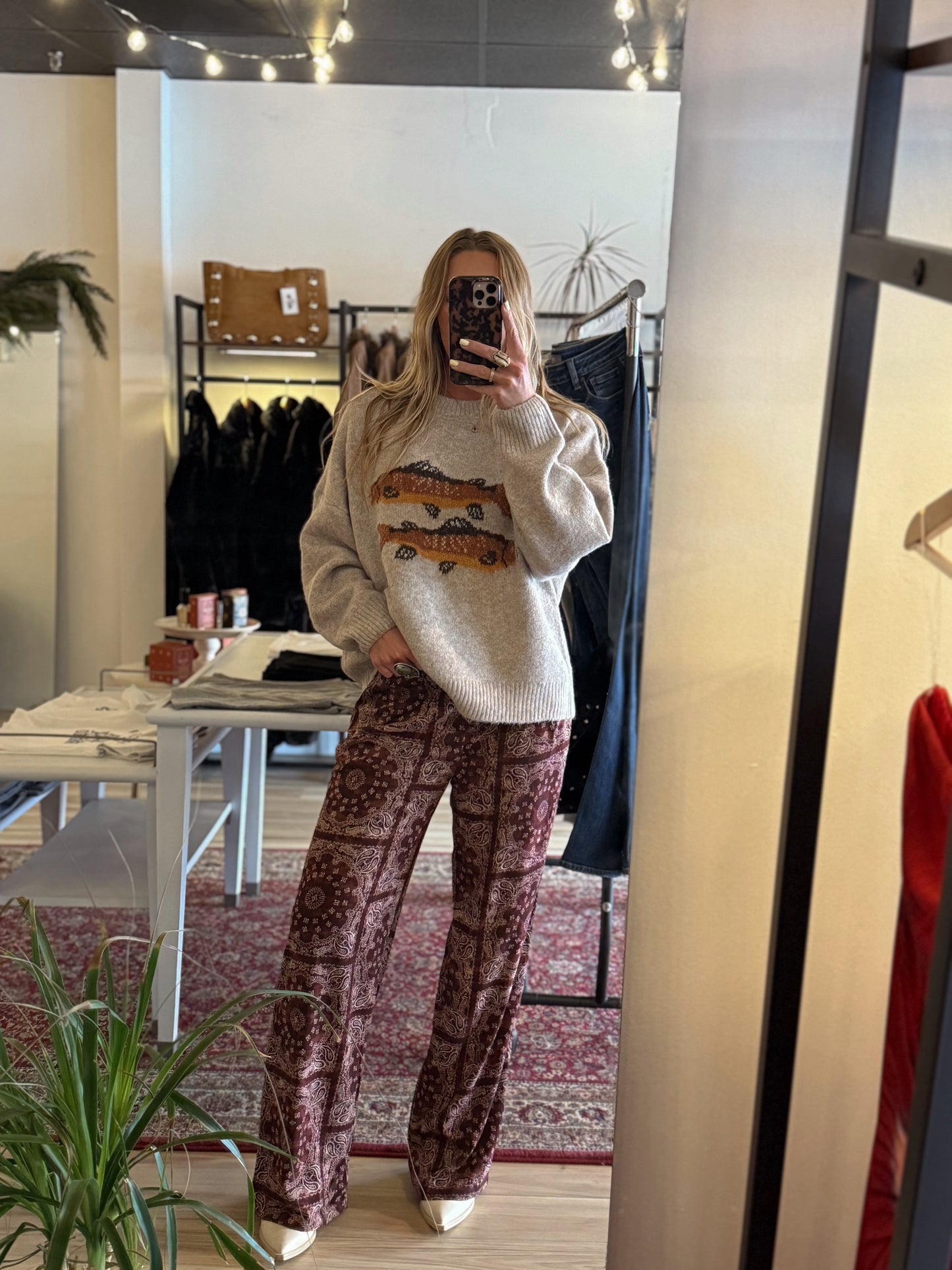 Trout Graphic Sweater