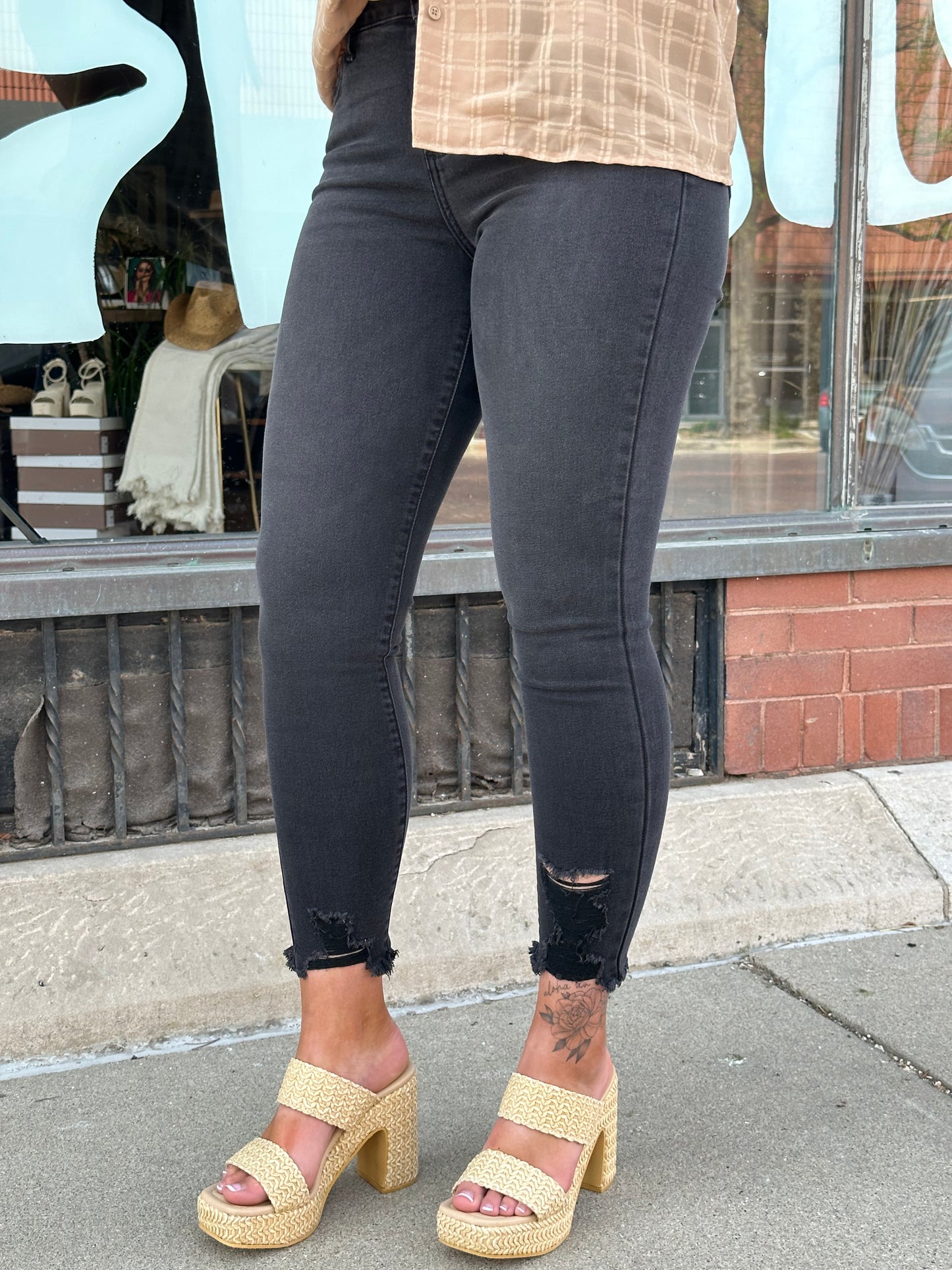 Macey Cropped Skinnies