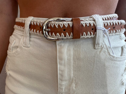 Boho Stitched Belt